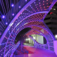 Jeux de lumières en LED sur un pont
